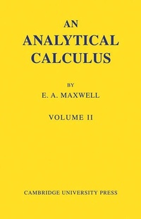 Enlarge image Cover: An Analytical Calculus: Volume 2 - Cambridge University Press