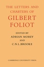 Cover: Gilbert Foliot and His Letters - Cambridge University Press