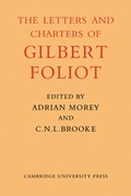 Cover: Gilbert Foliot and His Letters - Cambridge University Press