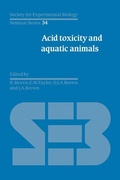 Cover: Acid Toxicity and Aquatic Animals - Cambridge University Press