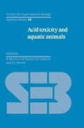 Cover: Acid Toxicity and Aquatic Animals - Cambridge University Press