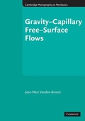 Cover: Gravity-Capillary Free-Surface Flows - Cambridge University Press