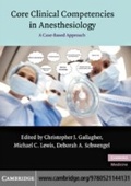 Cover: Core Clinical Competencies in Anesthesiology - Cambridge University Press