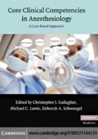 Enlarge image Cover: Core Clinical Competencies in Anesthesiology - Cambridge University Press