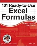 Bild: 101 Ready-to-Use Excel Formulas - Wiley