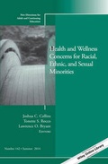 Cover: Health and Wellness Concerns for Racial, Ethnic, and Sexual Minorities - Wiley