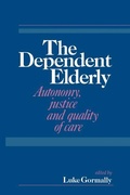 Cover: The Dependent Elderly - Cambridge University Press