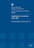 Cover: Legislative scrutiny - TSO