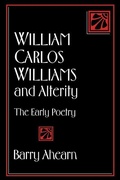 Cover: William Carlos Williams and Alterity - Cambridge University Press