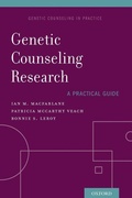 Cover: Genetic Counseling Research: A Practical Guide - Oxford University Press Inc