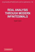Cover: Real Analysis through Modern Infinitesimals - Cambridge University Press