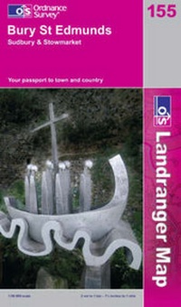 Abbildung von: Bury St.Edmunds, Sudbury and Stowmarket - Ordnance Survey