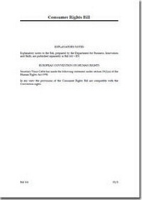 Abbildung von: Consumer Rights Bill - TSO