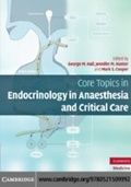 Cover: Core Topics in Endocrinology in Anaesthesia and Critical Care - Cambridge University Press