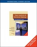 Cover: Data Analysis and Decision Making - South-Western