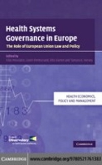Abbildung von: Health Systems Governance in Europe - Cambridge University Press