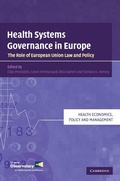 Cover: Health Systems Governance in Europe - Cambridge University Press