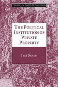 Cover: The Political Institution of Private Property - Cambridge University Press