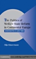 Cover: The Politics of Welfare State Reform in Continental Europe - Cambridge University Press
