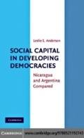 Cover: Social Capital in Developing Democracies - Cambridge University Press