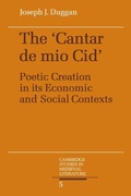 Cover: The Cantar de mio Cid - Cambridge University Press