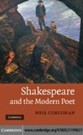 Cover: Shakespeare and the Modern Poet - Cambridge University Press