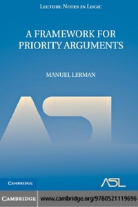 Enlarge image Cover: A Framework for Priority Arguments - Cambridge University Press