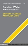 Cover: Random Walk: A Modern Introduction - Cambridge University Press