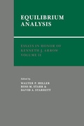 Cover: Essays in Honor of Kenneth J. Arrow: Volume 2, Equilibrium Analysis - Cambridge University Press