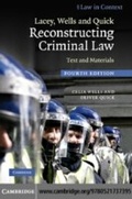 Cover: Lacey, Wells and Quick Reconstructing Criminal Law - Cambridge University Press