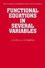 Cover: Functional Equations in Several Variables - Cambridge University Press