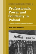 Cover: Professionals, Power and Solidarity in Poland - Cambridge University Press