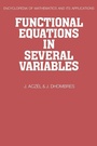 Cover: Functional Equations in Several Variables - Cambridge University Press
