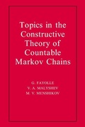 Cover: Topics in the Constructive Theory of Countable Markov Chains - Cambridge University Press