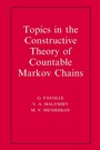 Cover: Topics in the Constructive Theory of Countable Markov Chains - Cambridge University Press