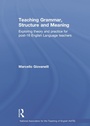 Cover: Teaching Grammar, Structure and Meaning - Routledge
