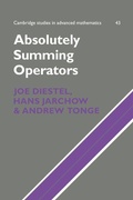 Cover: Absolutely Summing Operators - Cambridge University Press
