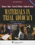 Cover: Materials in Trial Advocacy - Aspen Publishers Inc.,U.S.