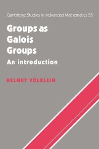 Abbildung von: Groups as Galois Groups - Cambridge University Press