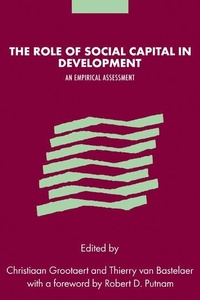 Enlarge image Cover: The Role of Social Capital in Development - Cambridge University Press