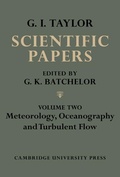Cover: The Scientific Papers of Sir Geoffrey Ingram Taylor - Cambridge University Press