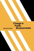Cover: Change in Public Bureaucracies - Cambridge University Press