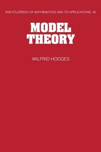 Enlarge image Cover: Model Theory - Cambridge University Press