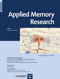Abbildung von: Applied Memory Research - Hogrefe & Huber