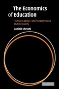 Cover: The Economics of Education - Cambridge University Press