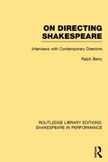 Cover: Routledge Library Editions: Shakespeare in Performance - Routledge