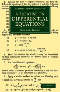 Abbildung von: A Treatise on Differential Equations - Cambridge University Press