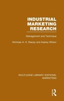 Cover: Industrial Marketing Research (RLE Marketing) - Routledge