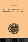 Cover: Metrical Translations from Sanskrit Writers - Routledge