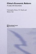 Cover: China's Economic Reform - Routledge